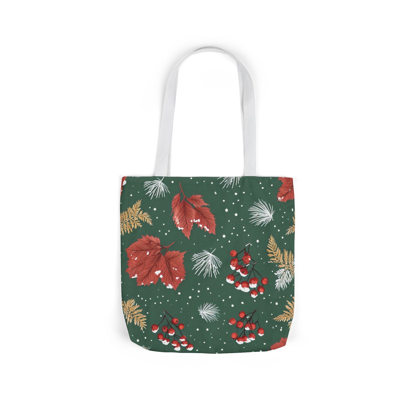 Holly's Holiday Floral Tote Bag