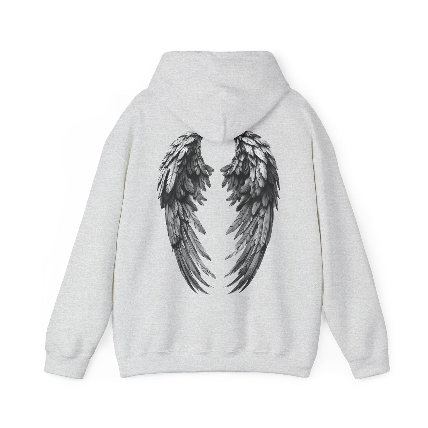 Wayne's Eagle & Wing Print Adult Sweatshirt - Hooded