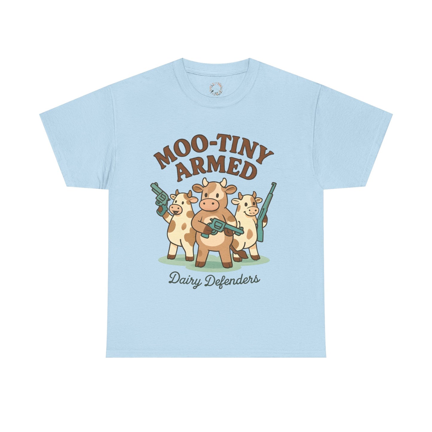 Mason's Moo-tiny Armed Dairy Defenders Adult Shirt