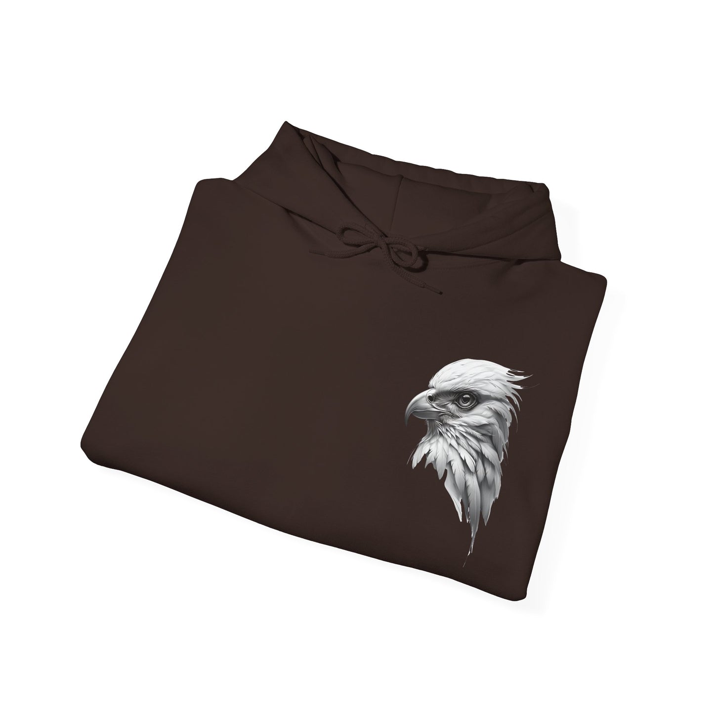 Wayne's Eagle & Wing Print Adult Sweatshirt - Hooded