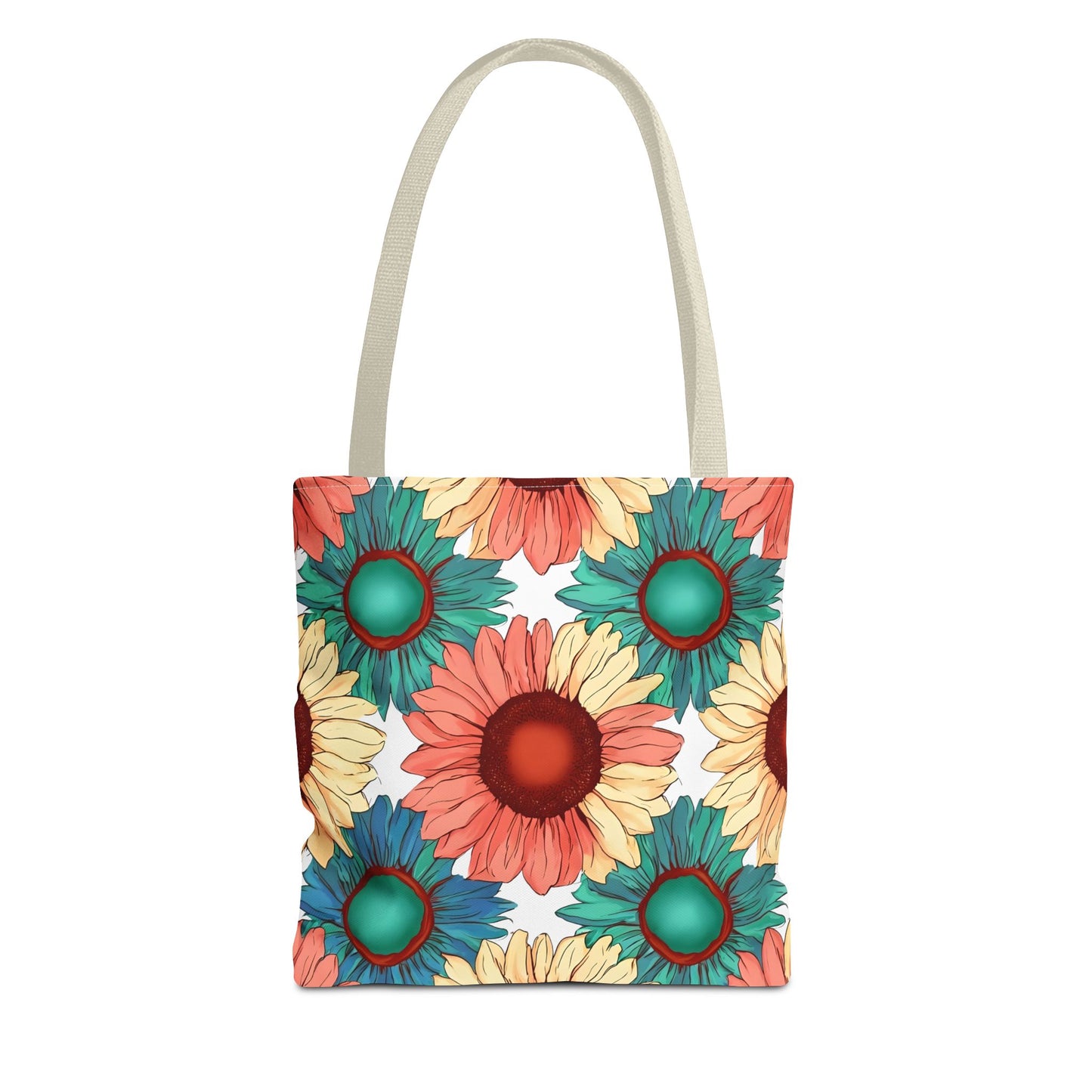 Coco's Colorful Sunflower Tote Bag