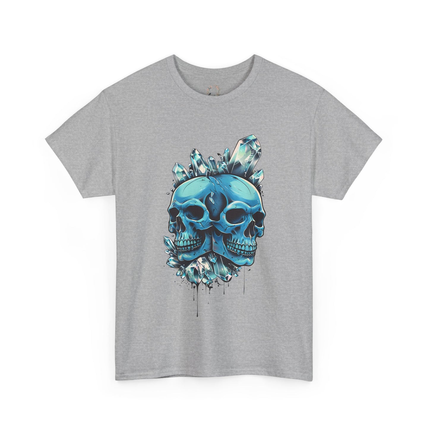 Buzz's Blue Double Skull Adult Shirt