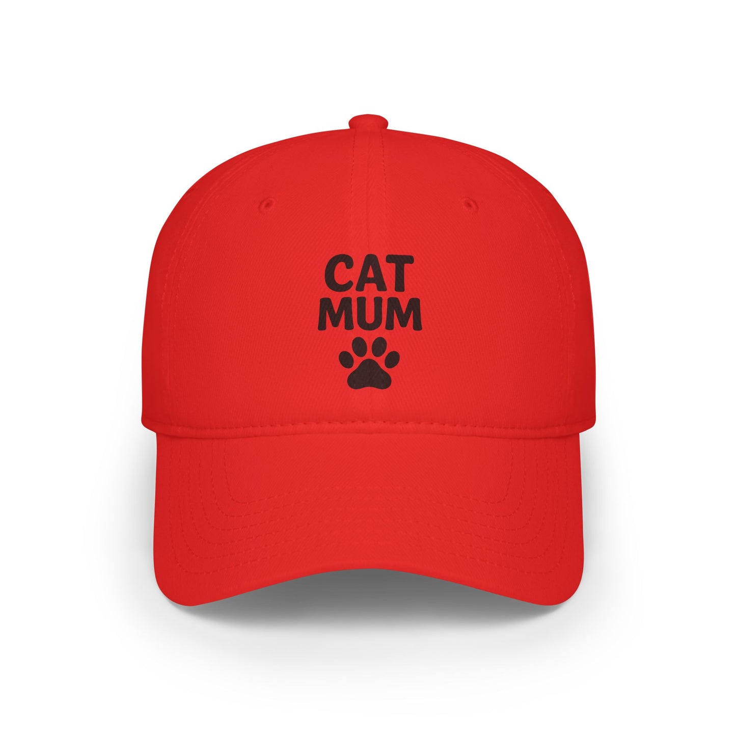 Cat Mum Low Profile Baseball Cap