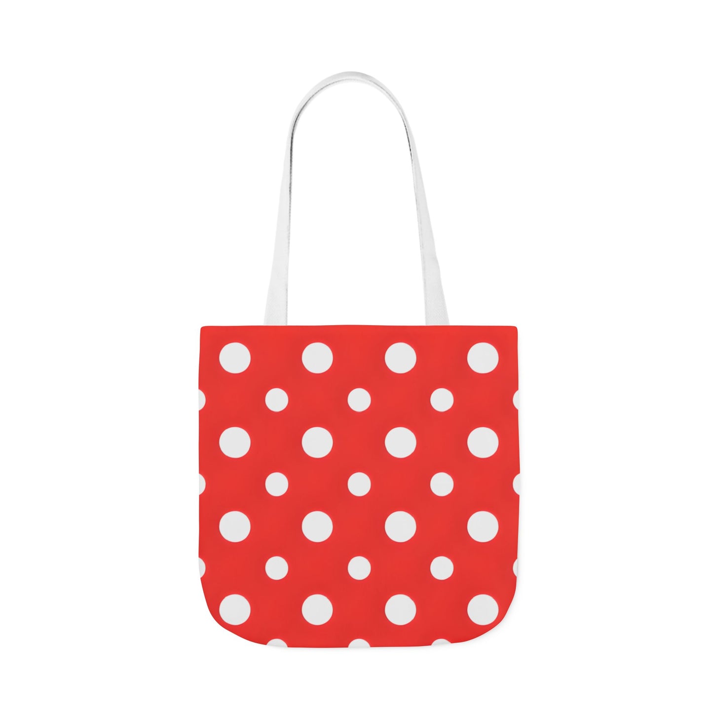 Reba's Red Polka Dot Canvas Tote Bag