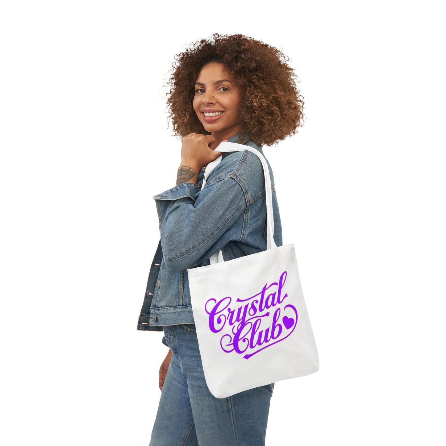 Purple Crystal Club Tote Bag