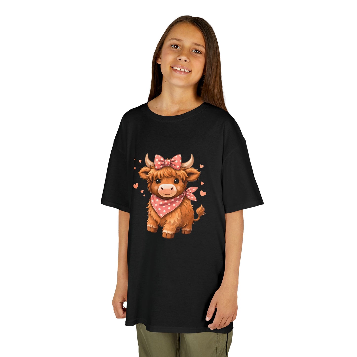 Harley's Highland Cow Youth Top