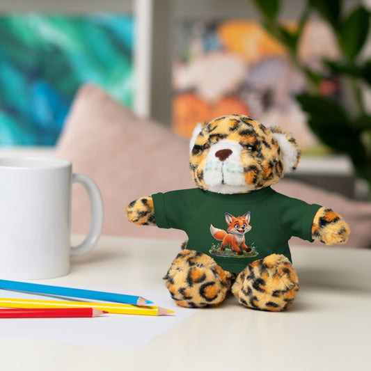 Fox On Tee Animal Plush