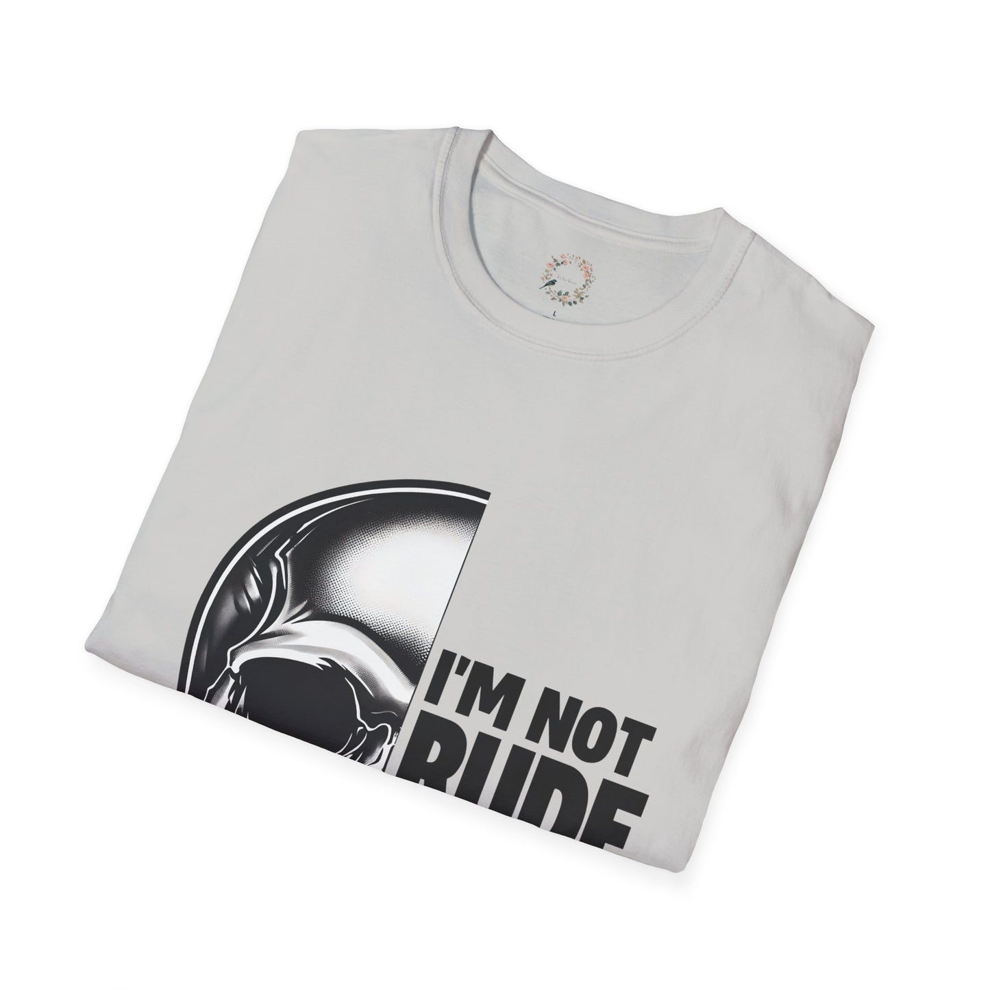 Rod's Rude Skull Graphic Adult Shirt