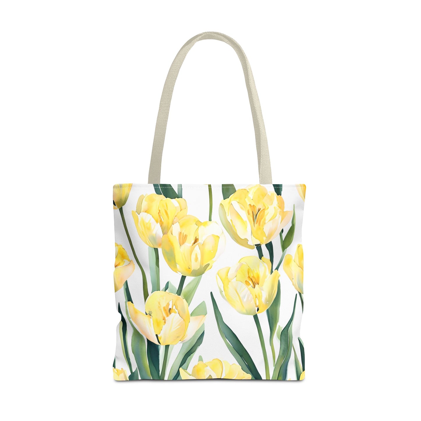 Yetta's Yellow Tulip Floral Tote Bag