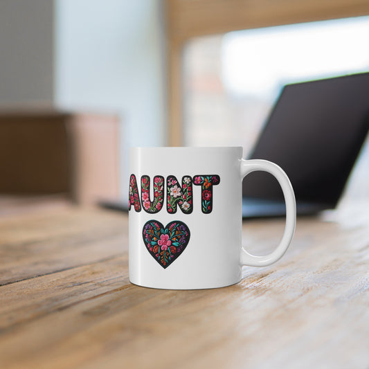 Annie's 'Aunt' Ceramic Mug, Coffee Cup