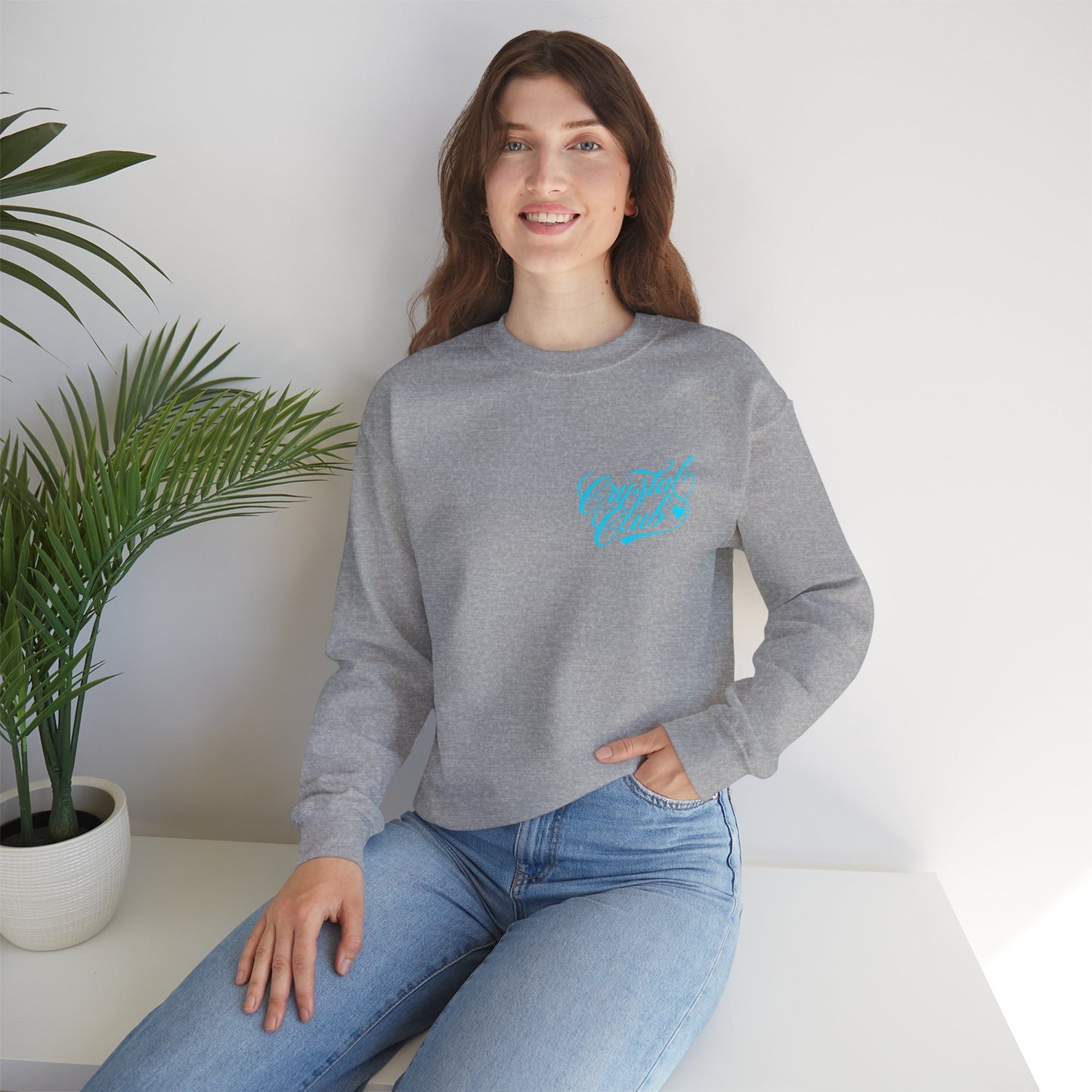 Blue Crystal Club Adult Sweatshirt - Crewneck