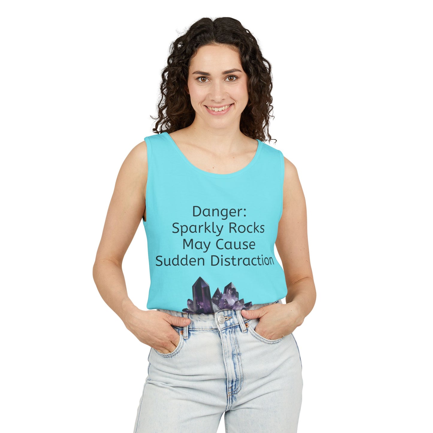 Simba's Sparkly Rocks May Cause Sudden Distraction Tank Shirt