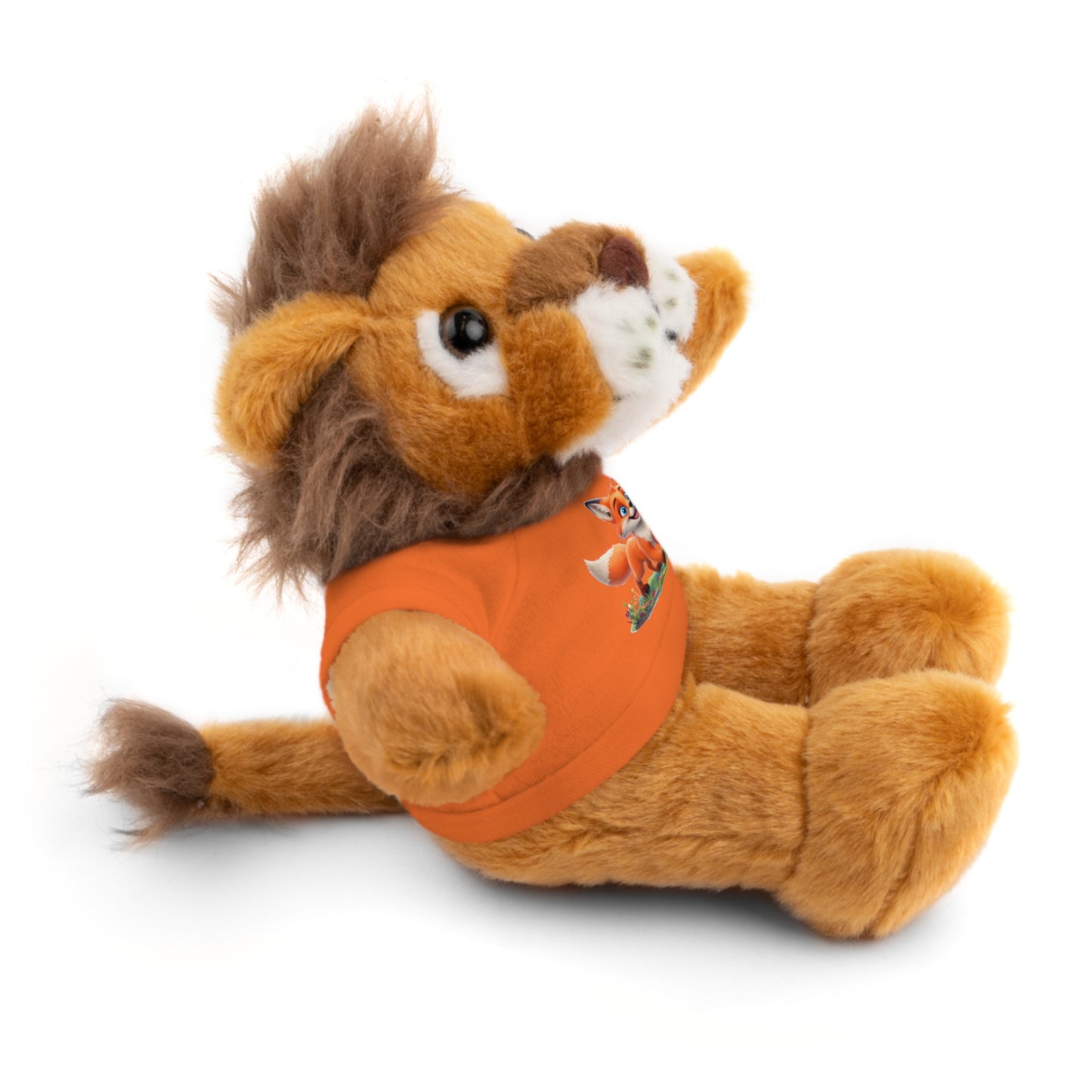 Fox On Tee Animal Plush
