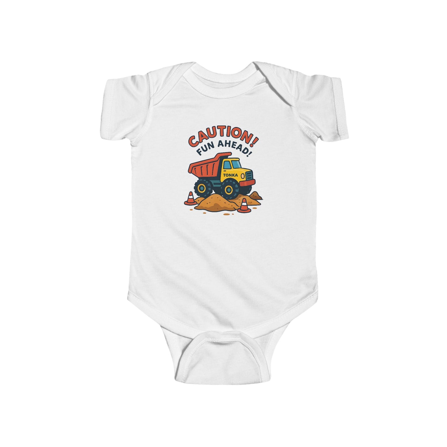 Candy's Caution Fun Ahead! Infant Bodysuit