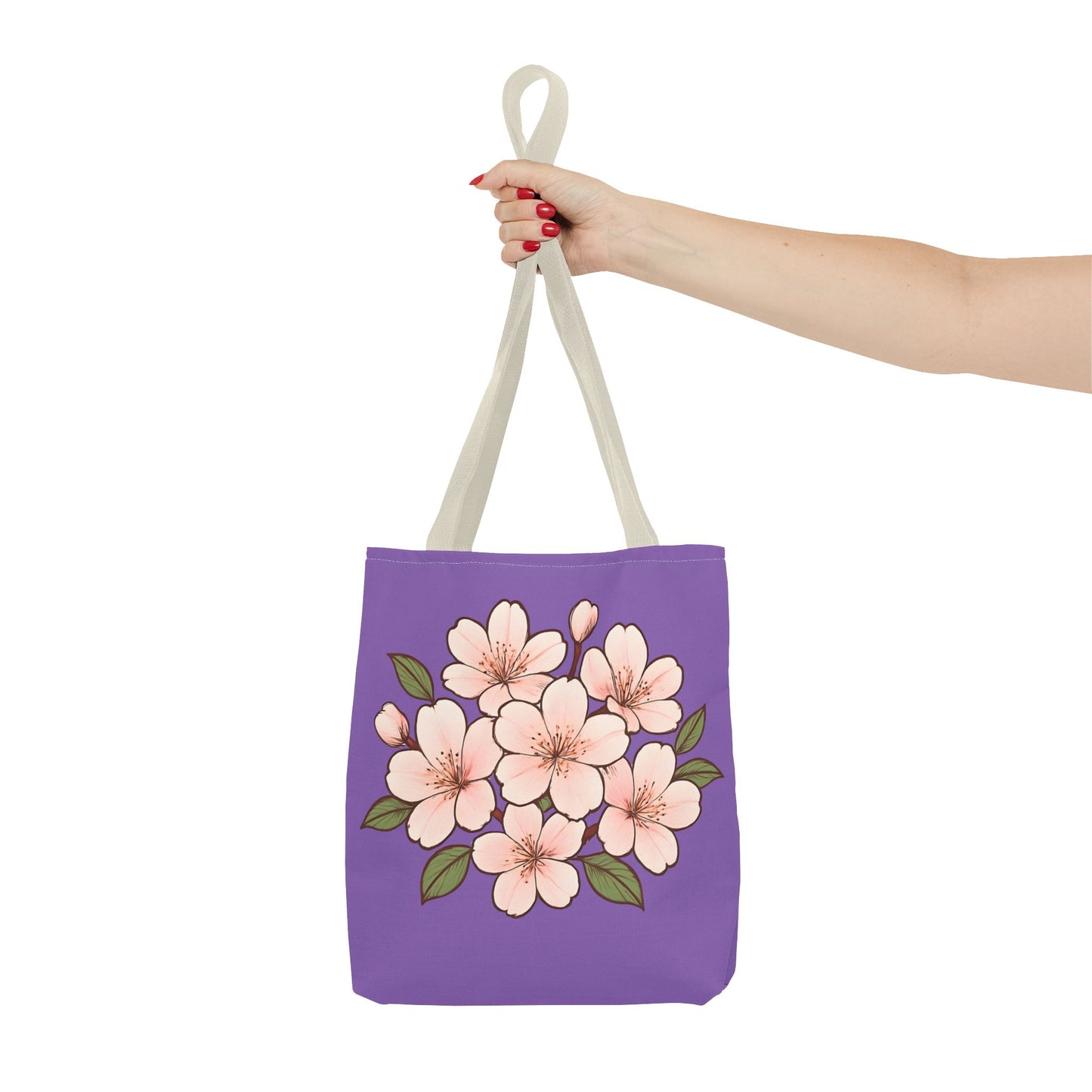 Pedro's Purple Cherry Blossom Tote Bag