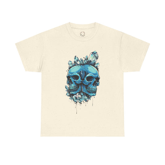 Buzz's Blue Double Skull Adult Shirt