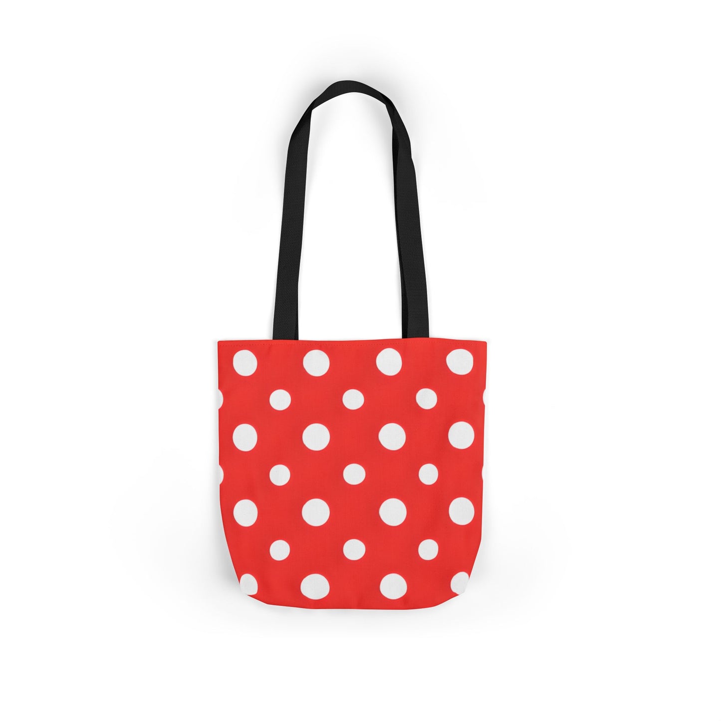 Reba's Red Polka Dot Canvas Tote Bag