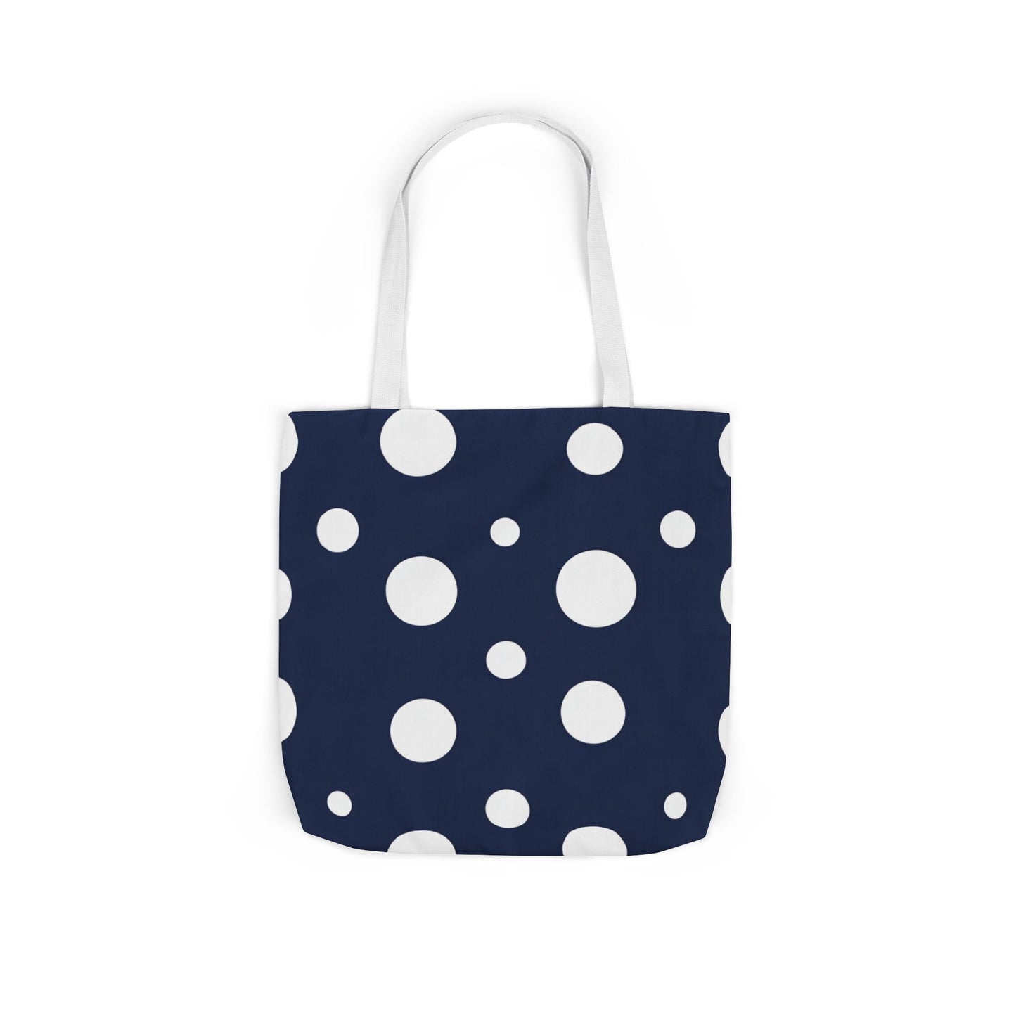 Bonnie's Navy Polka Dot Tote Bag