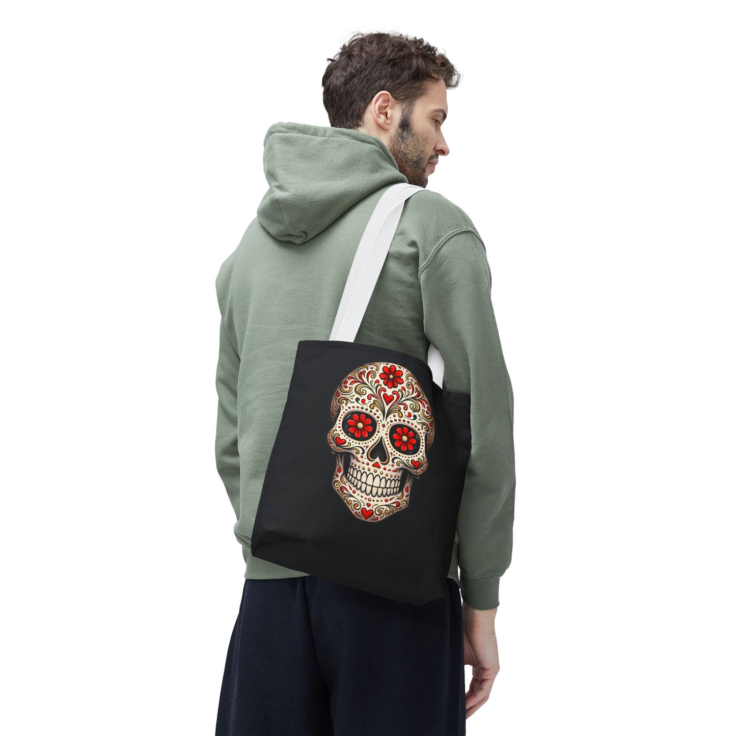 Ruby's Red Sugar Skull Tote Bag
