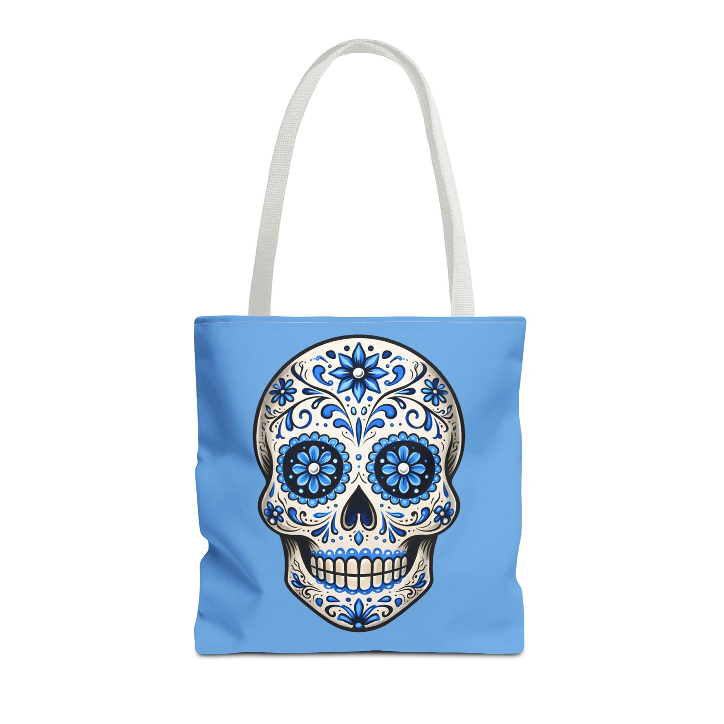 Brenda's Blue Sugar Skull Tote Bag