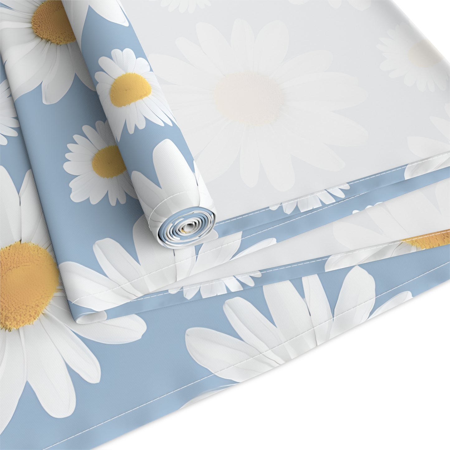 Dawn's Daisy Print Table Runner
