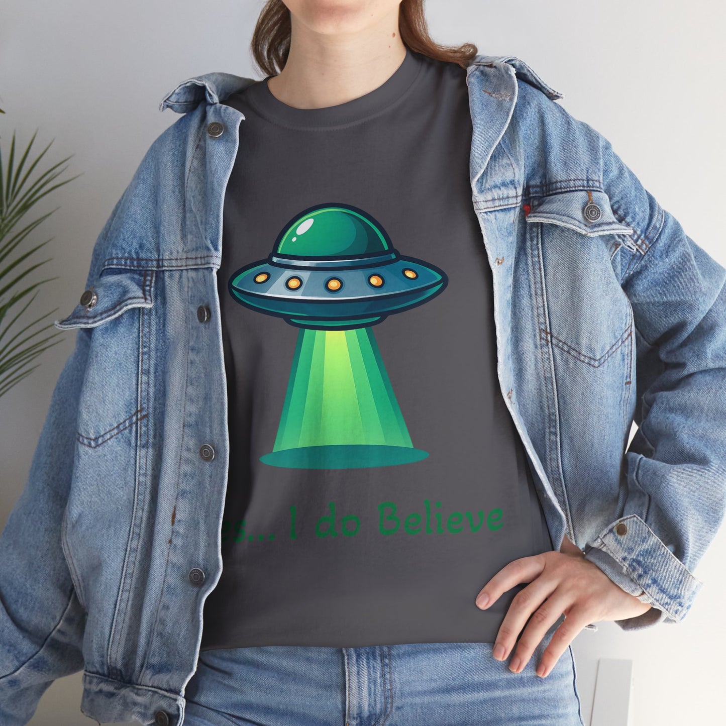 Uri's UFO "Yes... I Do Believe" Adult Shirt
