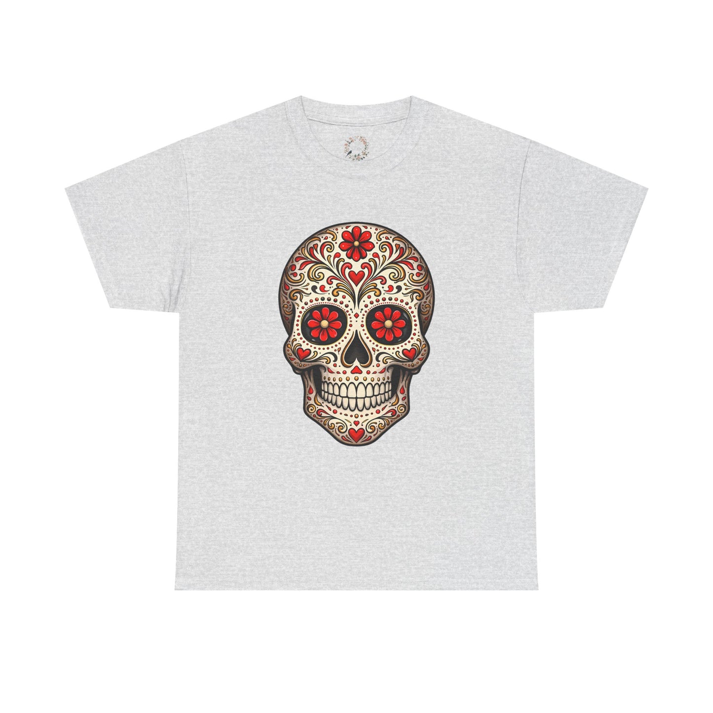 Ryker's Red Sugar Skull Adult Shirt