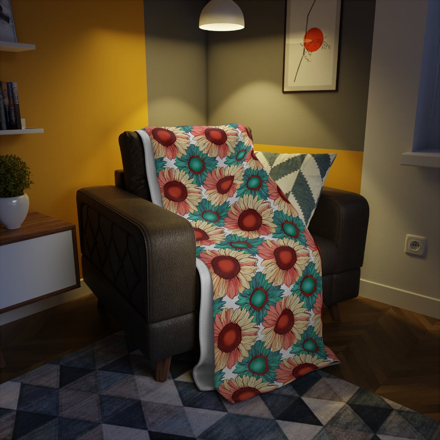 Sawyer's Sunflower Fleece Blanket