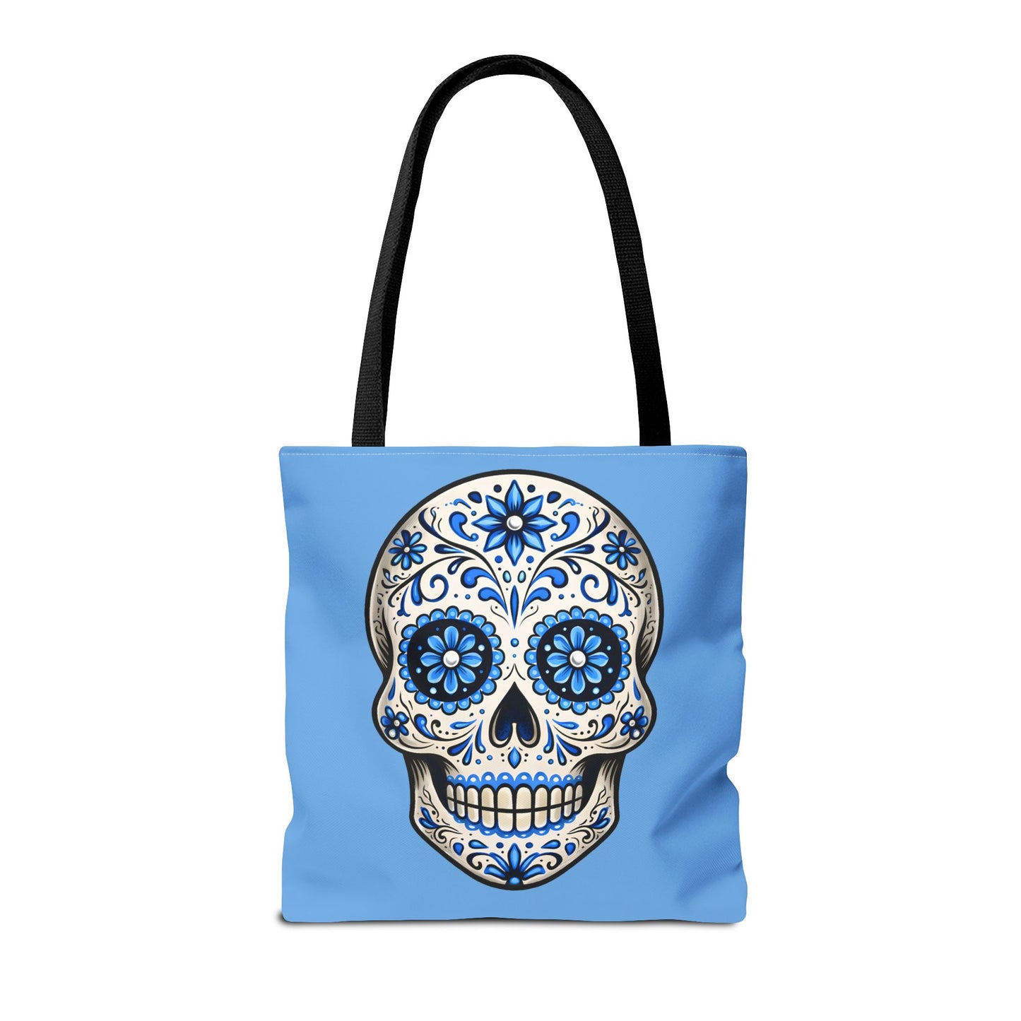 Brenda's Blue Sugar Skull Tote Bag