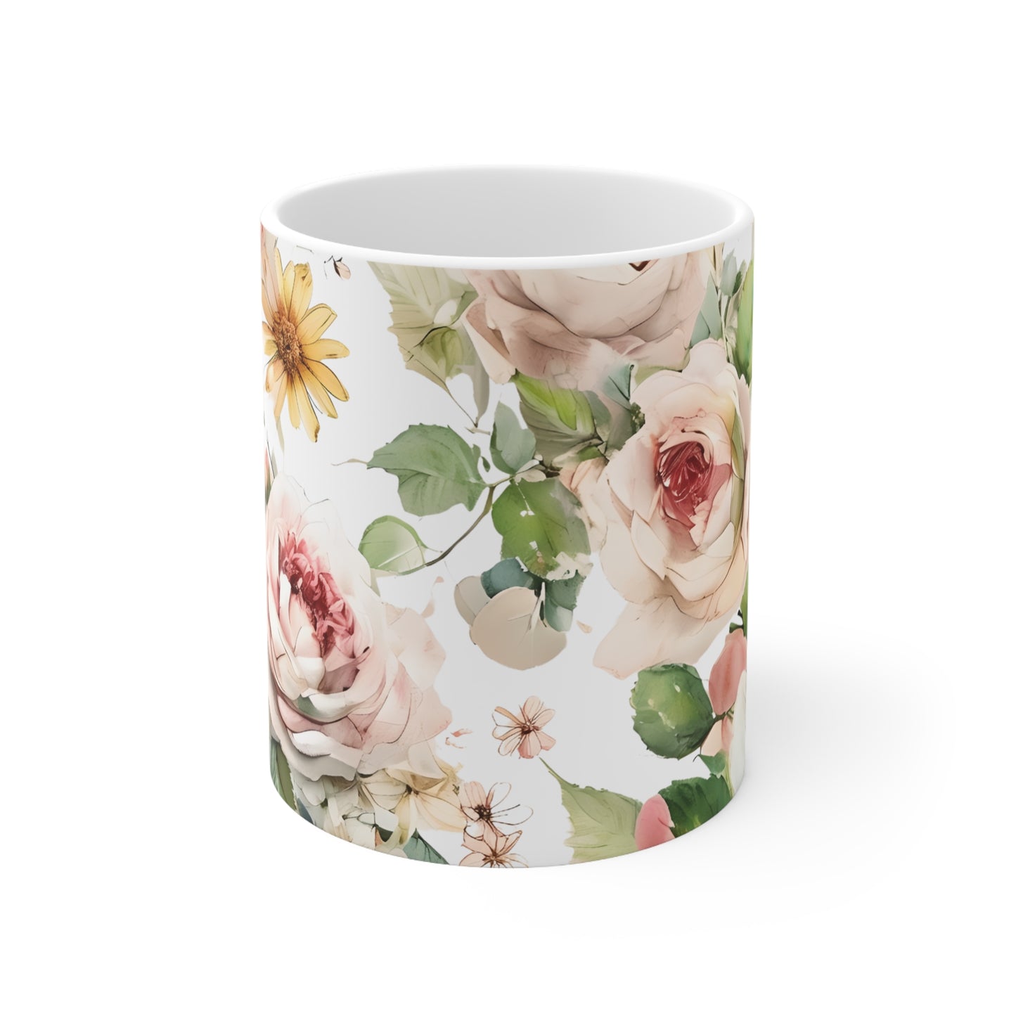 Frankie's Floral Ceramic Mug, Coffee Cup