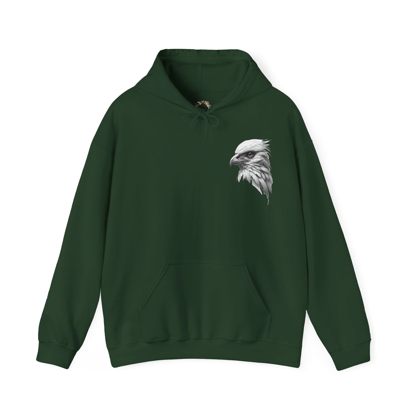Wayne's Eagle & Wing Print Adult Sweatshirt - Hooded