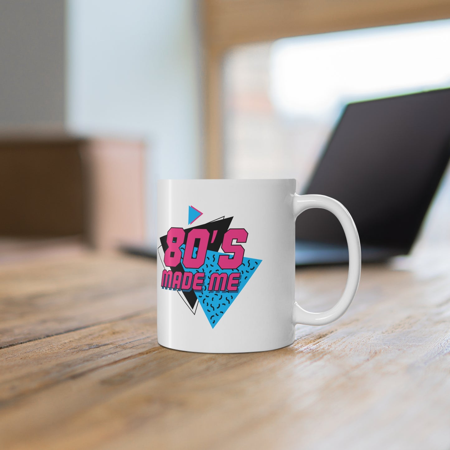 80's Made Me Retro Ceramic Mug, Coffee Cup