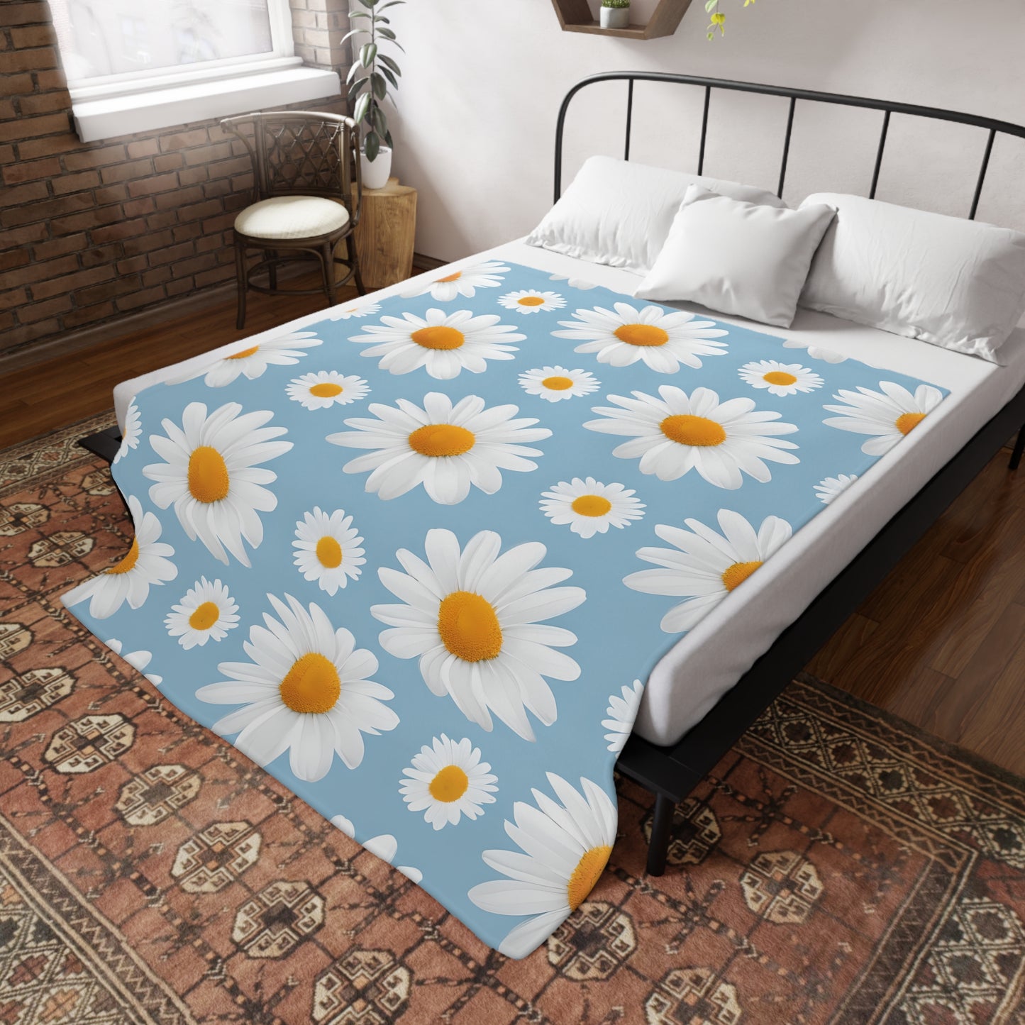 Danica's Daisy Fleece Blanket