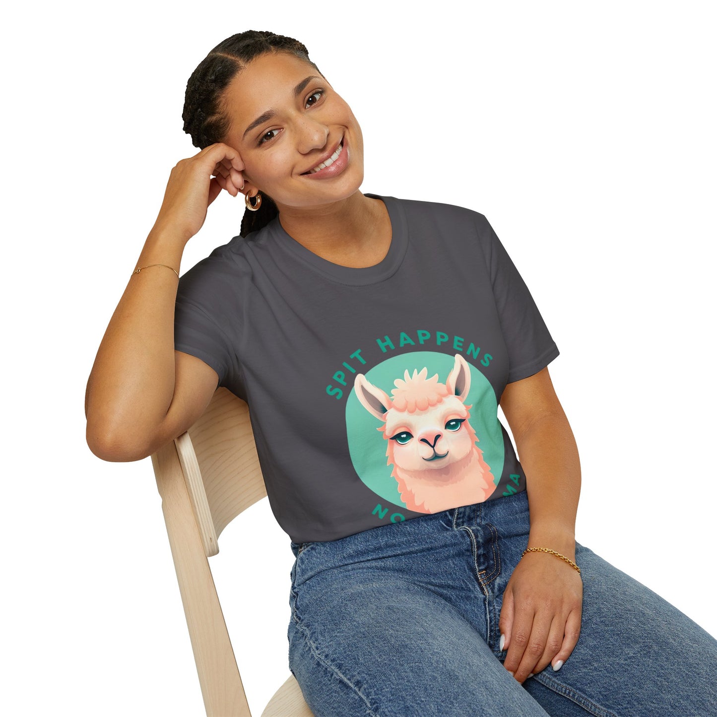 Tiz's Funny Llama Adult Shirt