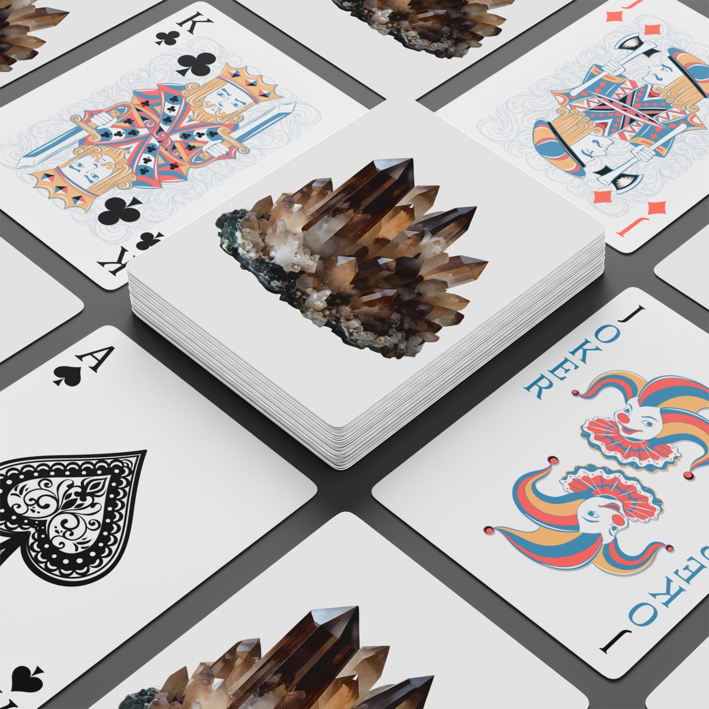 Smokey Quartz Playing Cards