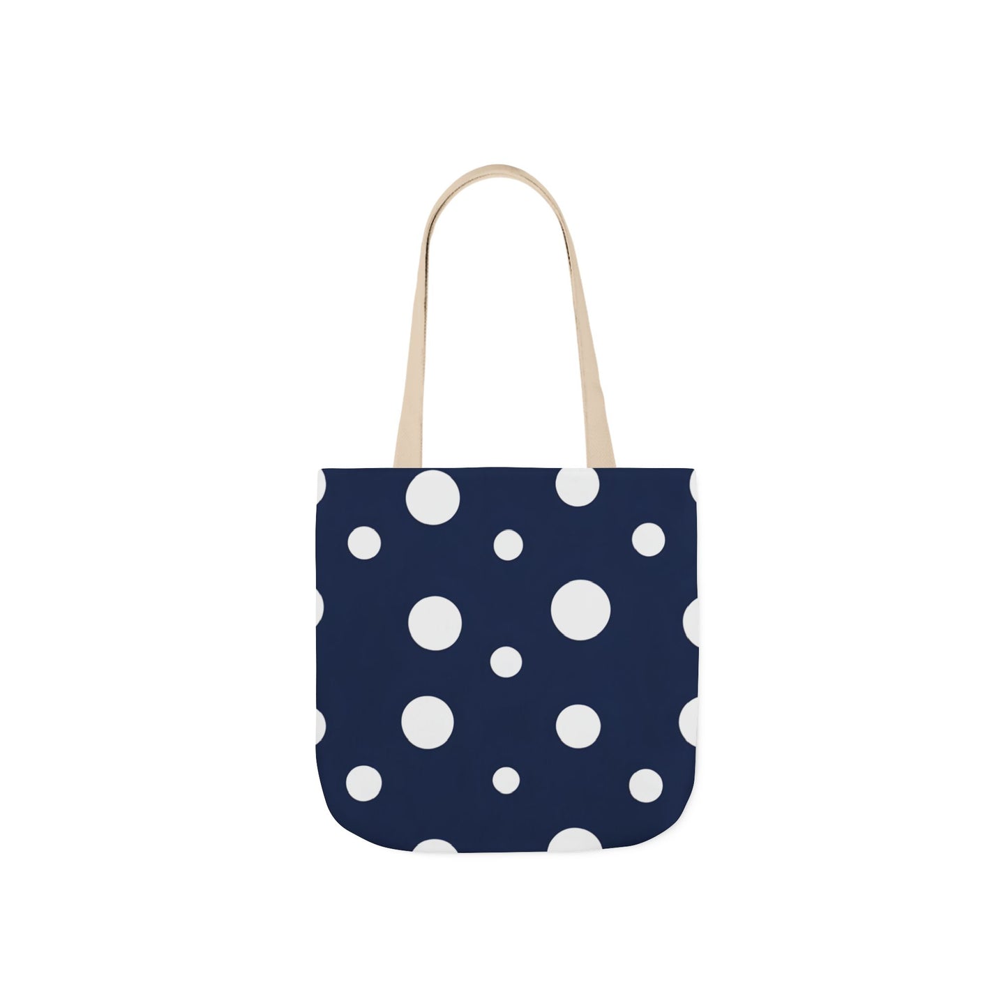 Bonnie's Navy Polka Dot Tote Bag