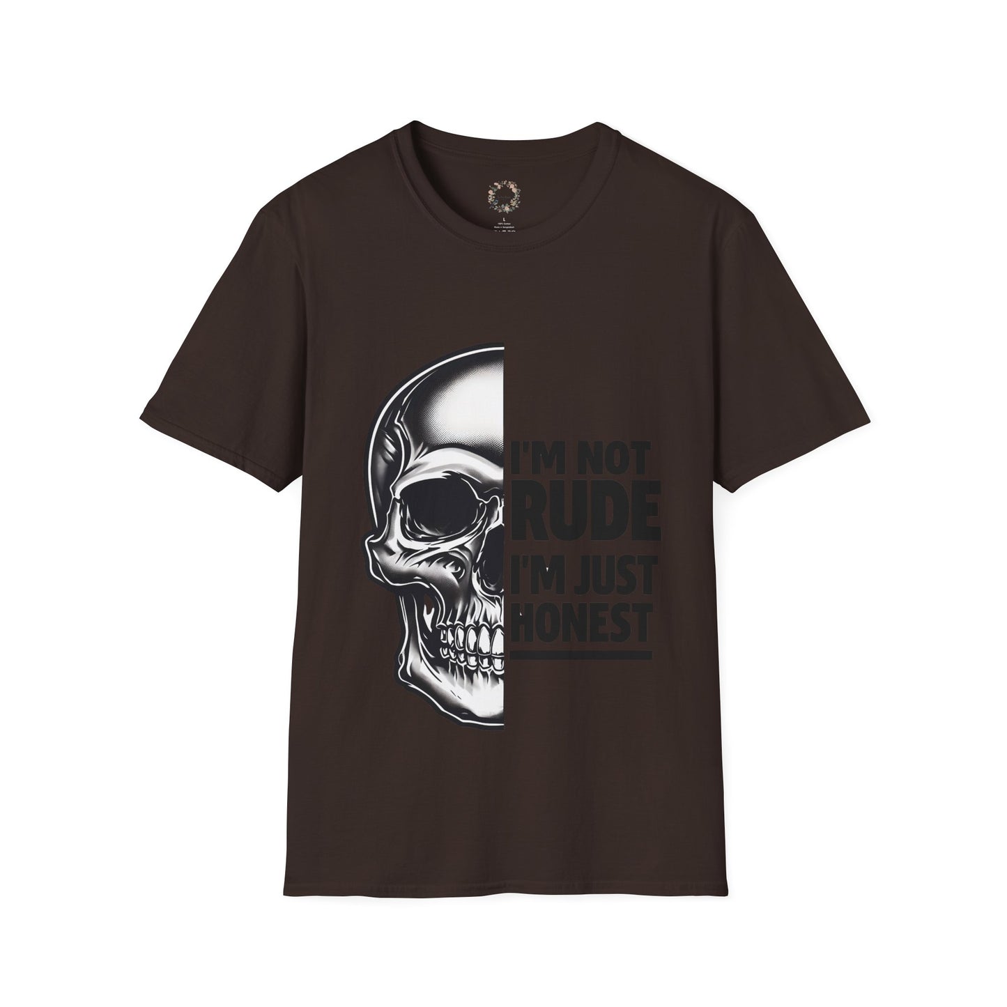Rod's Rude Skull Graphic Adult Shirt