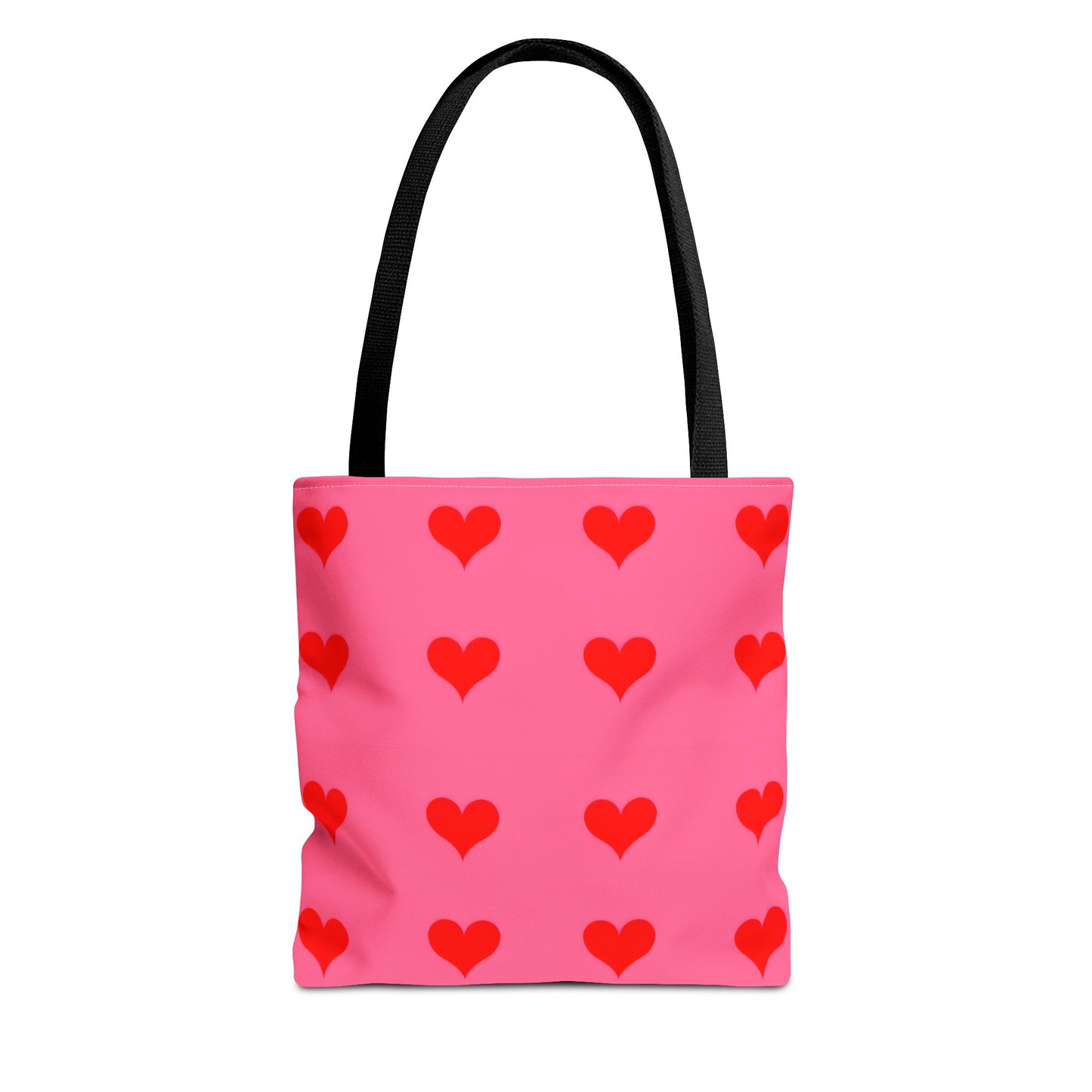 Paisley's Pink & Red Heart Tote Bag