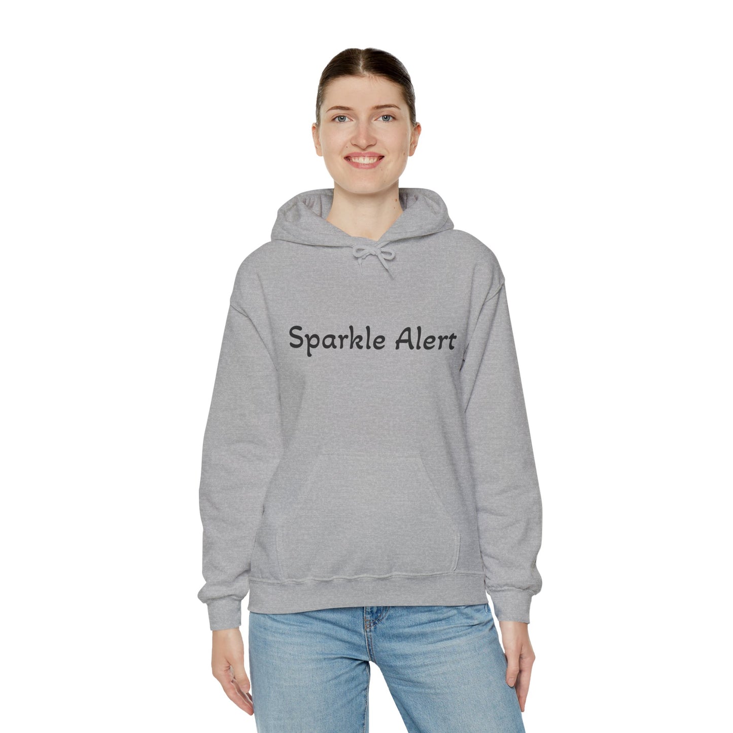 Savanna's  "Sparkle Alert: I wander off for Crystals" Adult Sweatshirt - Hooded