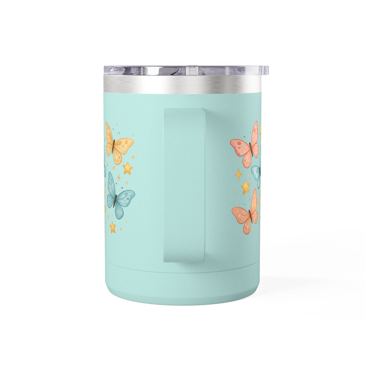 Barb's Butterfly & Stars Coffee Mug Tumbler