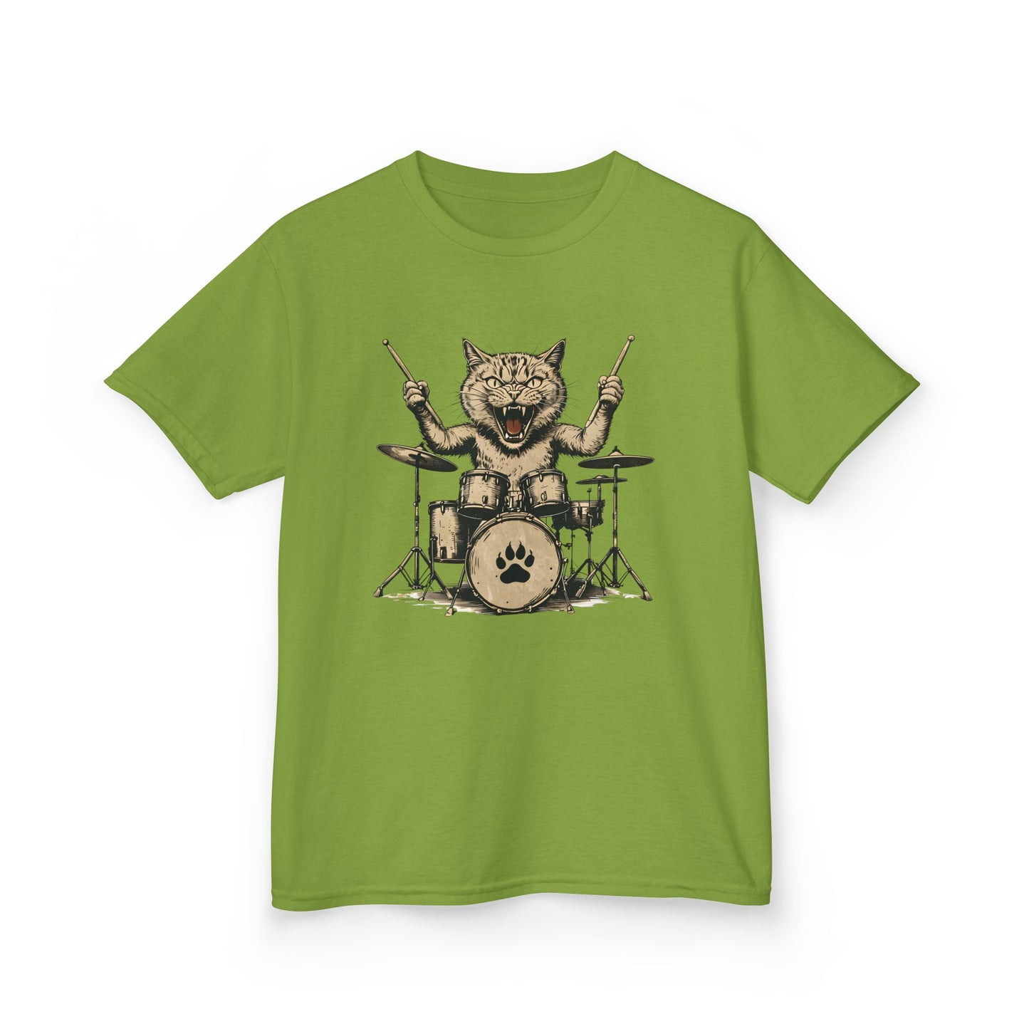 Dave's Drummer Cat Youth Top