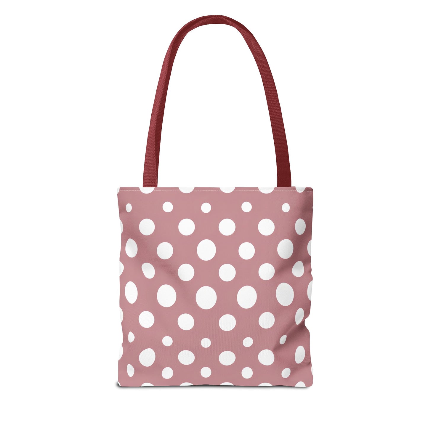 Chic Pink Polka Dot Tote Bag