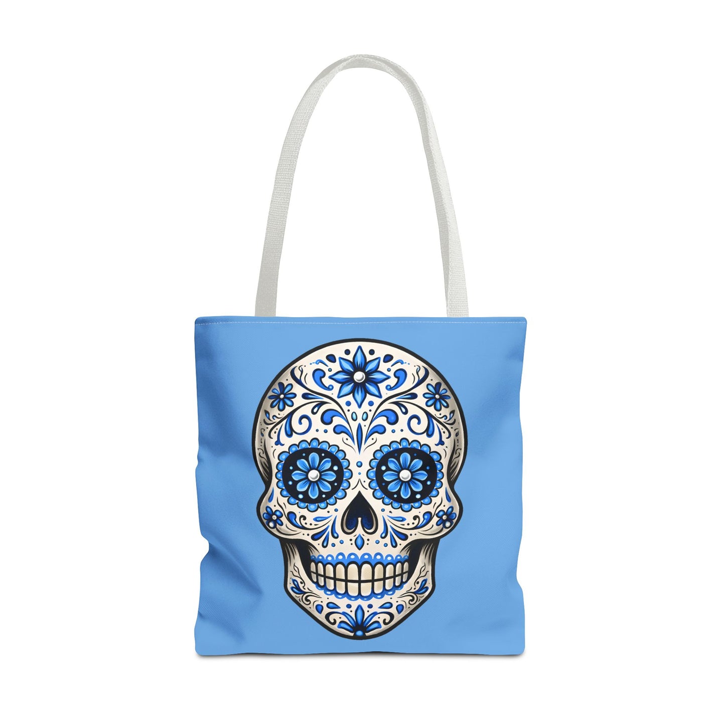 Brenda's Blue Sugar Skull Tote Bag