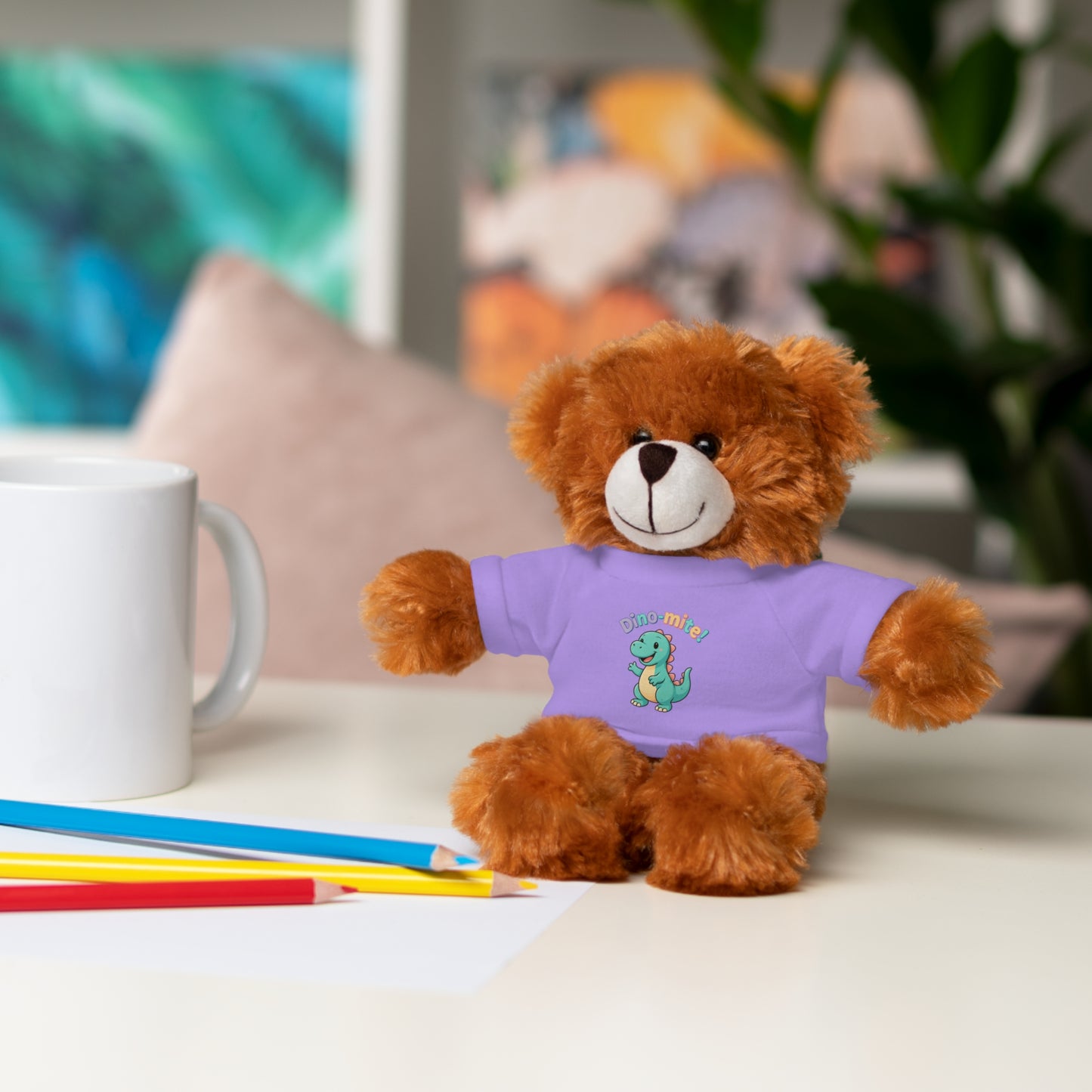 Dino-Mite on Tee Plush Animal