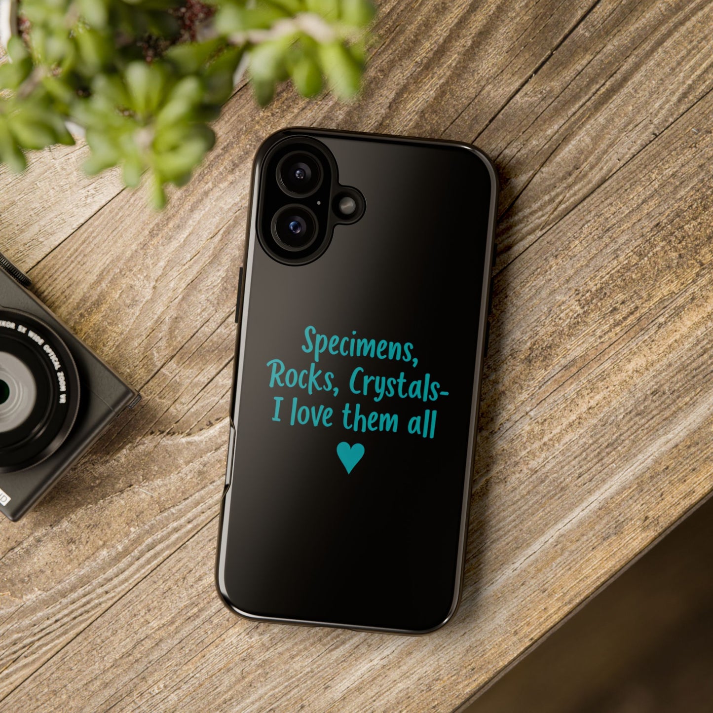 Love Crystal iphone Tough Phone Case