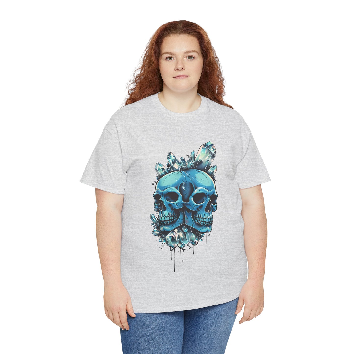 Buzz's Blue Double Skull Adult Shirt