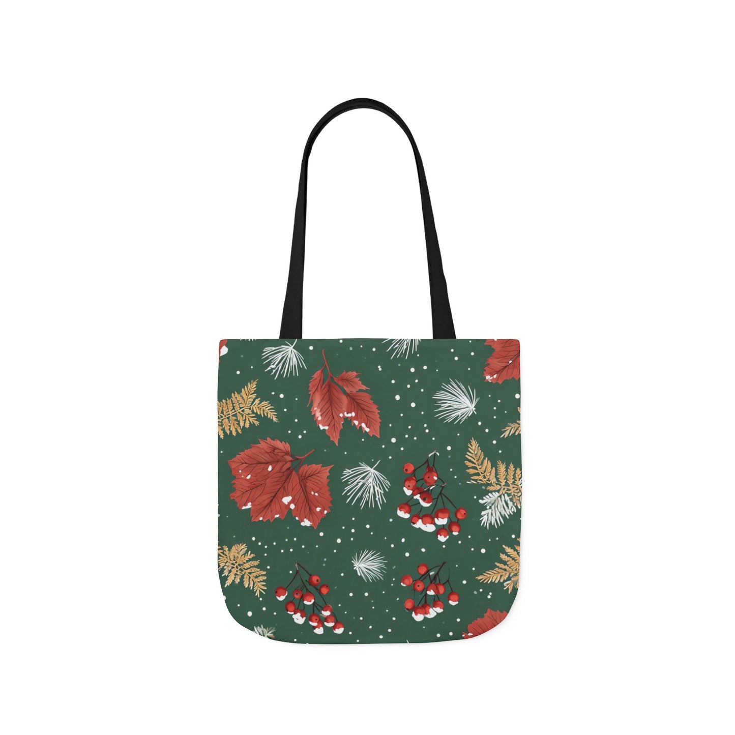 Holly's Holiday Floral Tote Bag