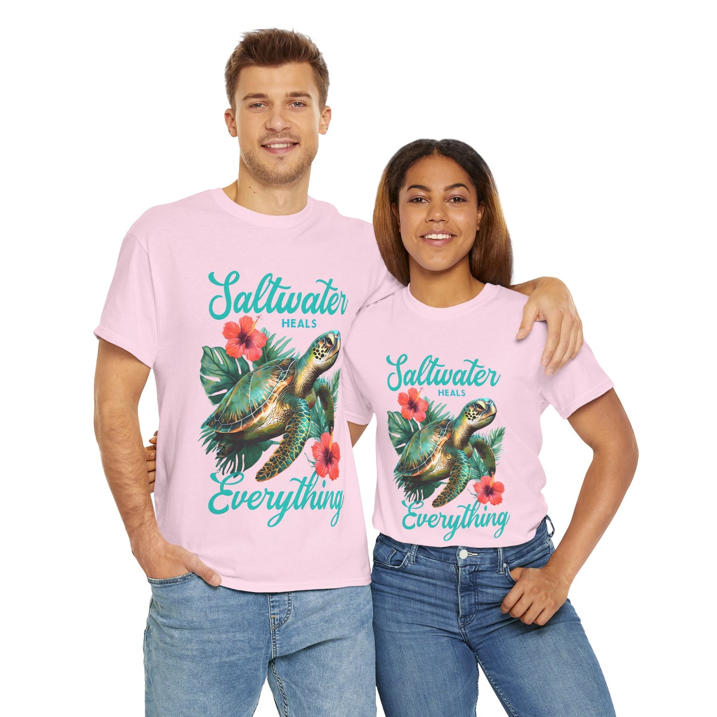 Sally's Saltwater Heals Everything Adult Shirt