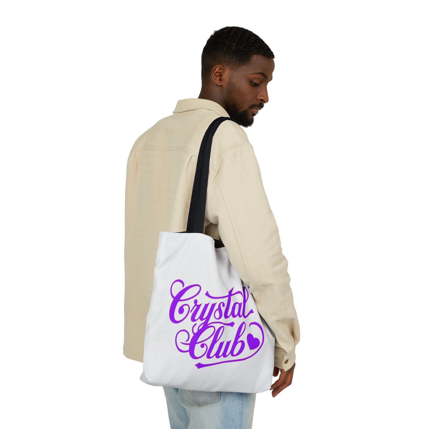 Purple Crystal Club Tote Bag