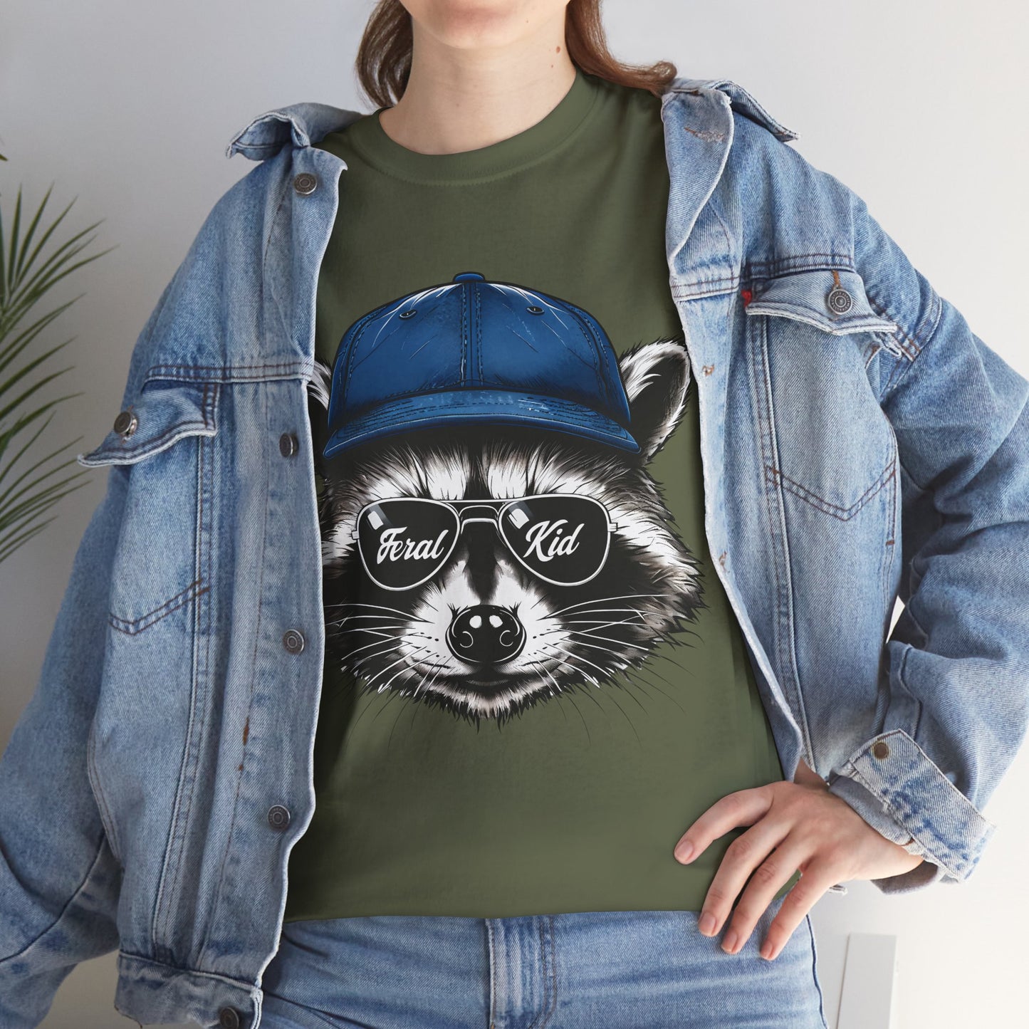 Foley's Feral Kid Raccoon Adult Shirt